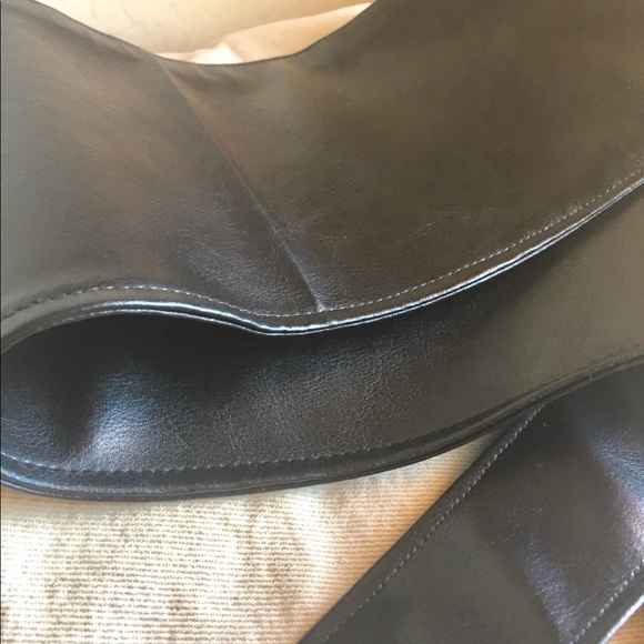 Vegan Wrap around belt black onesize plus size main image 4